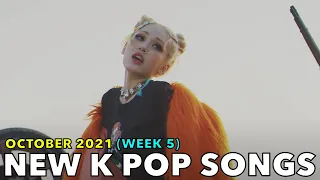 NEW K POP SONGS (OCTOBER 2021 - WEEK 5)