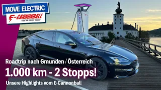 Für ein Wochenende 1.000 km mit dem E-Auto nach Österreich - im Tesla Model S zum E-Cannonball