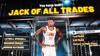 NBA2K22 Jack Of All Trades SF with 19 HOF Shooting Badges with a Slasher Takeover read descriptions