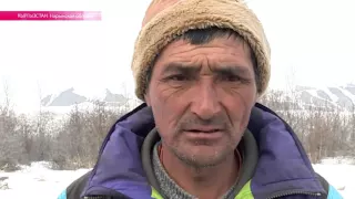 Как зимой моют золото в Нарынской области Кыргызстана