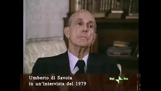 Intervista Umberto II, 1979.