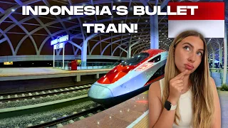 South East Asia's first BULLET TRAIN!🇮🇩
