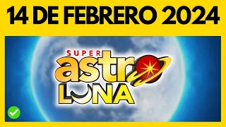 Resultado de ASTRO LUNA hoy Miercoles 14 de febrero del 2024 💫✅💰