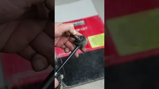 Replacing a sway bar link on a Hyundai