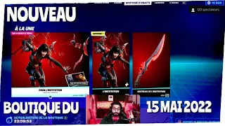 🔴NOUVEAU PACK L'INSTITUTION, boutique FORTNITE du 15 Mai, item shop May 15