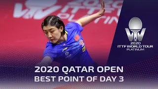 BEST Points of Day 3 | 2020 ITTF Qatar Open