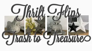 Trash to Treasure || Thrift Store Finds || Painting Metal Items