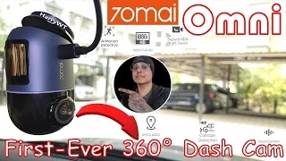 70mai Dash Cam Omni | 360° Rotating Dash Cam | Unboxing & Review