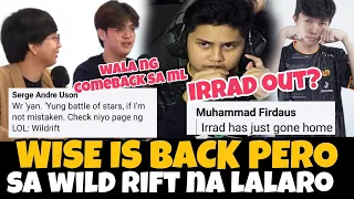 WISE IS BACK DI NA KASAMA SI VEENUS! WILDRFIT NA LALARO! IRRAD OUT FERXIIC IN SA RRQ? ALAMIN!