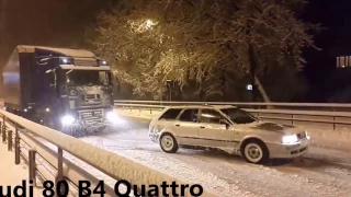 Audi Quattro Power in snow   TOP 10 😳 ❄️ 😳