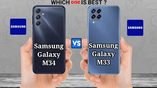 Samsung Galaxy M34 5G vs Samsung Galaxy M33 5G – Full Phone Comparison