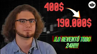 ¿Cómo este TRADER Thomas CONSIGUIO pasar 200$ a 190000$ en 4 horas?💰🤑