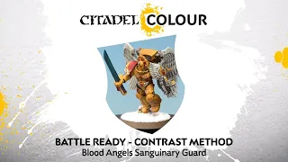 How to Paint: Battle Ready Blood Angels Sanguinary Guard – Contrast Method