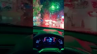 A Beautiful Rainy Night in Lahore | What a Night 🌙 🌃  | Amazing Rainy Night Scene in Lahore