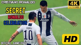 Cristiano Ronaldo New Signature Celebrations in Gameplay | [4K ULTRA HD 60FPS]