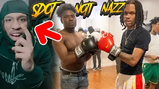 BOXING DRILL RAPPERS IN THE HOOD! *LAST TO GET KNOCKED OUT * NOTICUZ VS SDOTGO & THE SWEEPERS