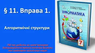 § 11. Вправа 1. Алгоритмічні структури | 7 клас | Морзе