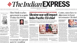 26th April 2022 | The Indian Express Newspaper Analysis | Current Affairs Today #UPSC Prelims 2022