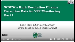 WDFW High Resolution Change Detection Program  - What is HRCD