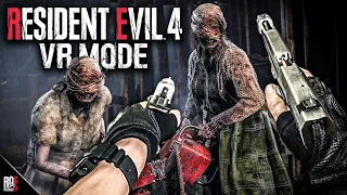 RESIDENT EVIL 4 REMAKE VR MODE || PSVR2 GAMEPLAY | FIRST IMPRESSIONS