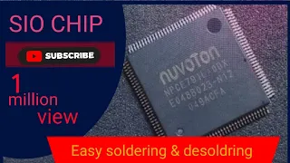 SIO Chip Soldering & Desoldering Process | Laptop Service & Service Center |