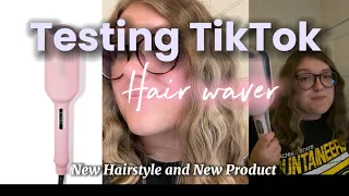 Testing TikTok hair waver