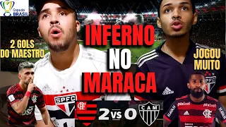 REACT FLAMENGO 2 X 0 ATLÉTICO MG - INFERNO NO MARACANÃ E FLAMENGO CLASSIFICADO