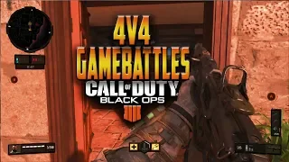 COD Black Ops 4 - I WENT CLUCTH?! 4V4 GBs / GameBattles SnD Hacienda Match (BO4 SND)