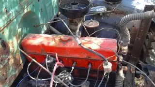 1958 Chevy 235 first start (mostly) in 7 years (2009-2016)