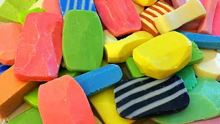 Very Satisfying video. Cutting Asmr. Dry soap. Relaxing  Soap crushing.