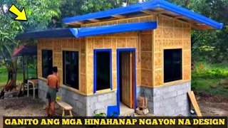 Design na hinahanap ngayon pasok pa sa budget mo ! Simple House Concrete half Amakan 14x15FT