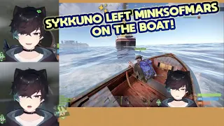 Sykkuno left MinksofMars on the boat because she can't DO THE THING!