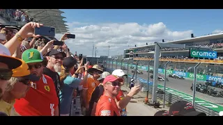 F1 2021 USGP Formation And Start,  Austin Texas Circuit of the Americas!