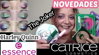 NOVEDADES CATRICE Y ESSENCE, COLECCIONES "THE JOKER"Y "HARLEY QUINN" 3 LOOKS (MADLY COLOURFUL)