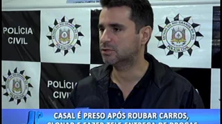 Casal é preso após roubar carros, clonar e fazer entregar de drogas | Jornal da Pampa | 09/05/2017