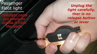 BMW X3 e83 interior light locations (HOW TO OPEN) tools in description