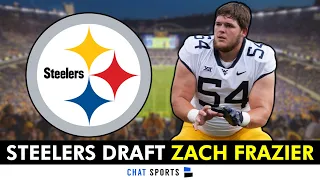 Zach Frazier Selected By Pittsburgh Steelers With #51 In 2nd Round Of 2024 NFL Draft