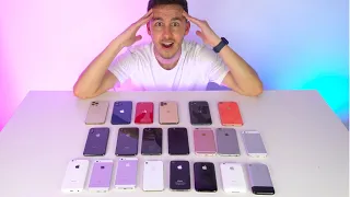 TODOS mis iPhone en 1 vídeo! Colección COMPLETA ✅