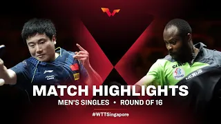 Liang Jingkun vs Quadri Aruna | WTT Cup Finals Singapore 2021 | MS | R16