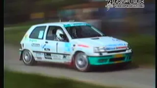 Wolly-Viviani 1' assoluti al Rally del Piave 1992 su Clio 16v Gr A