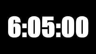 6 HOUR 5 MINUTE TIMER • 365 MINUTE COUNTDOWN TIMER ⏰ LOUD ALARM ⏰