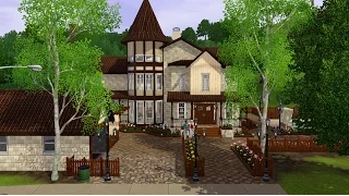 The Sims 3.Victorian mansion "Forsythe".Викторианский особняк"Форсайт".