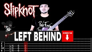 【SLIPKNOT】[ Left Behind ] cover by Masuka | LESSON | GUITAR TAB