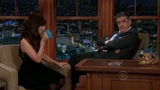 Late Late Show with Craig Ferguson 10/7/2013 Zooey Deschanel, Ed Weeks