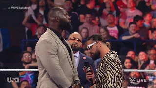 Seth Rollins talks about the new title and is confronted by Omos and MVP - WWE RAW April 24, 2023