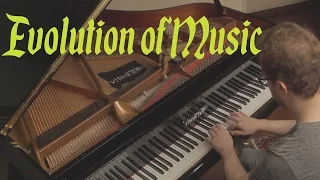 Evolution of Music on Piano