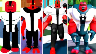 EVOLUÇÃO DO QUATRO BRAÇOS NO ROBLOX - BEN 10 ! (Evolution Four Arms)