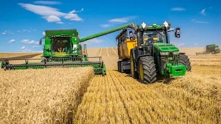 🌾 Žatva (Harvest) 2022 - John Deere 670i | 2x John Deere T660i