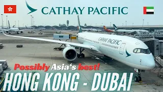 MUST FLY Cathay Pacific! | Hong Kong - Dubai | Cathay Pacific Economy Class | A350-900 | Trip Report
