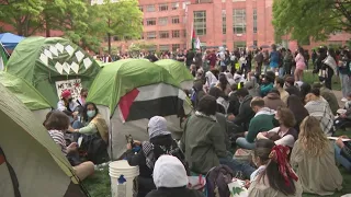 Encampment protest hits George Washington University campus